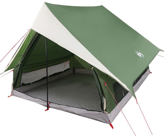 vidaXL Καλοκαιρινή Σκηνή Camping Πράσινη για 7 Άτομα 315x286x200εκ.