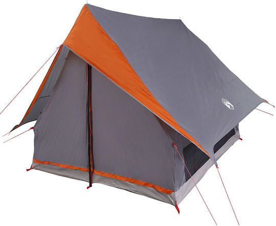 vidaXL Summer Camping Tent Grey for 3 People 315x286x184cm