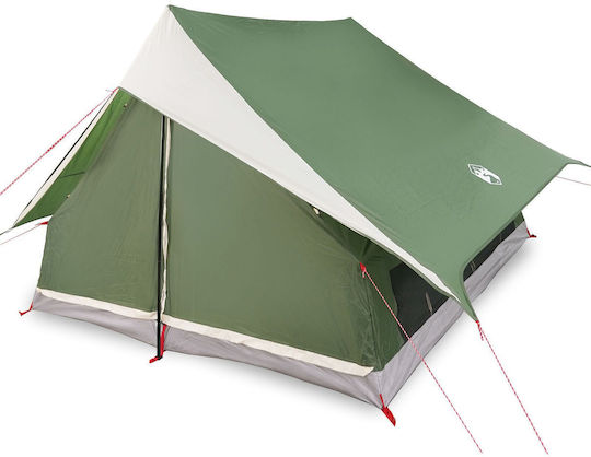 vidaXL Καλοκαιρινή Σκηνή Camping Πράσινη για 7 Άτομα 315x286x200εκ.