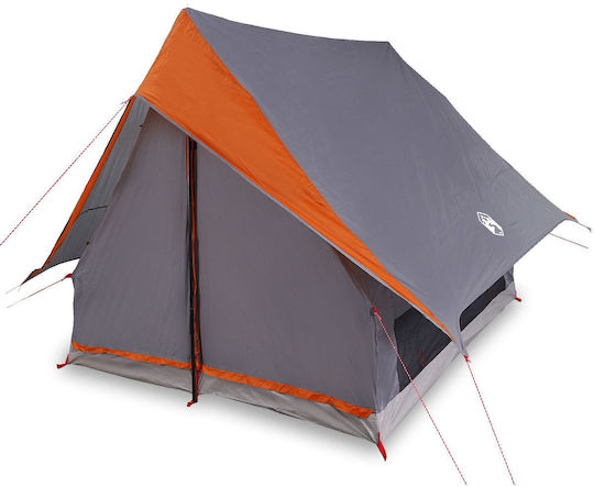 vidaXL Summer Camping Tent Grey for 3 People 315x286x184cm