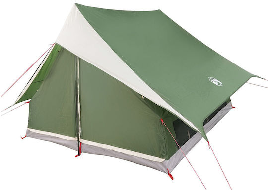 vidaXL Καλοκαιρινή Σκηνή Camping Πράσινη για 5 Άτομα 315x286x185εκ.