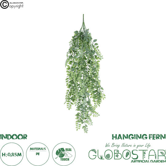 Künstlicher dekorativer Zweig Farn Grün 85cm GloboStar