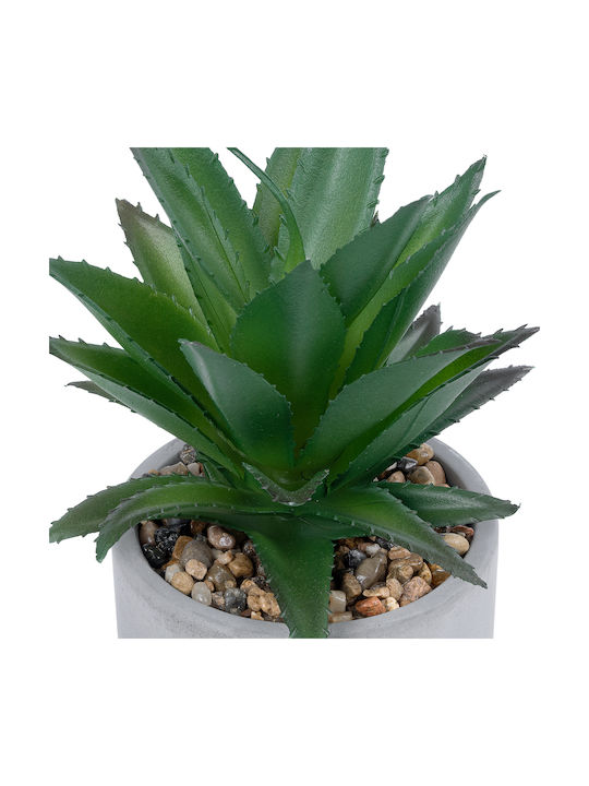 Globostar? Artificial Garden Succulent Aloe 21096 Decorative Plant Succulent Aloe H17cm