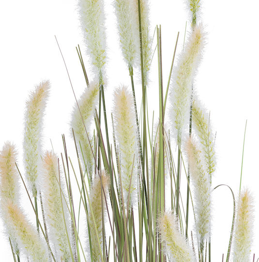 Planta decorativă artificială Globostar Grădină Bej Lagurus 21102 Bej Lagurus H140cm