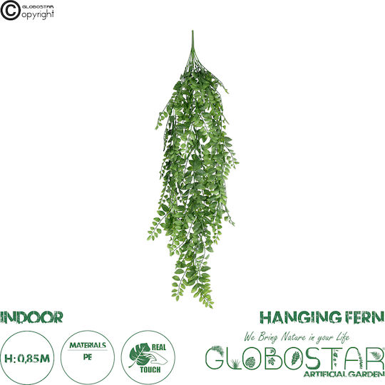 Artificial Decorative Branch Fern Green 85cm GloboStar