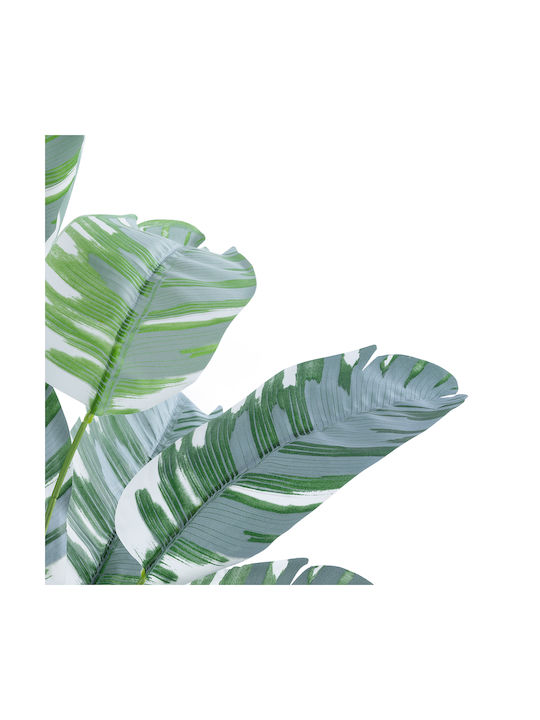 Globostar? Plantă decorativă artificială Banană Zebra pentru grădină 20930 Banană Zebra H55cm