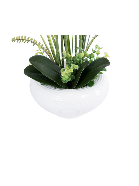Orhidee roz artificială Globostar 21124 pentru grădină decorativă Orhidee roz H50cm