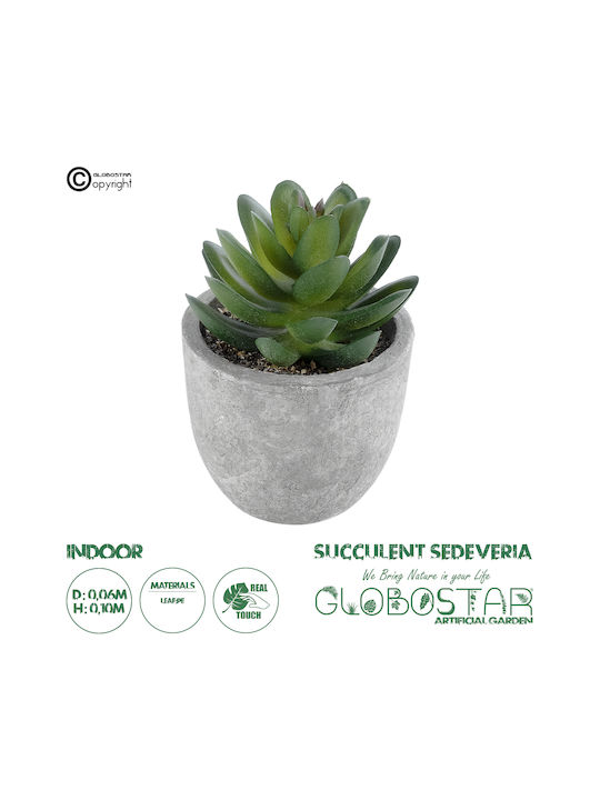 Globostar? Artificial Garden Succulent Sedeveria Decorative Thick Succulent Plant Y10cm GloboStar
