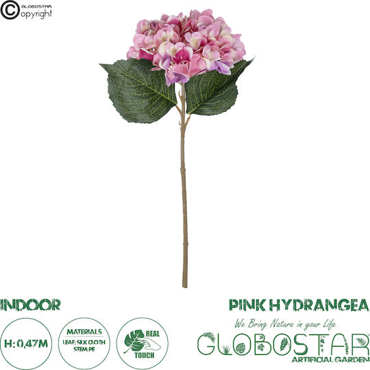 Ορτανσία Ροζ 47cm GloboStar