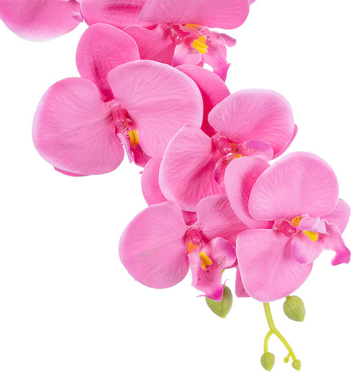 Dekorative künstliche Blume Orchidee Rosa 85cm GloboStar