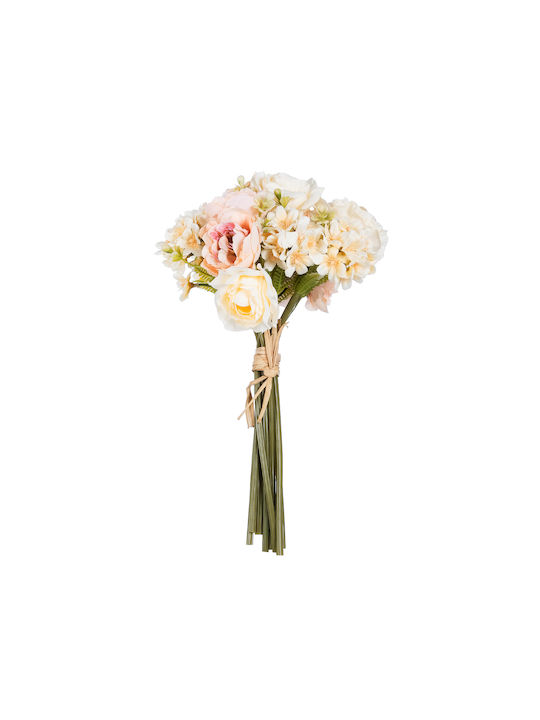 Букет от изкуствени цветя Peony Multicolour 26см GloboStar