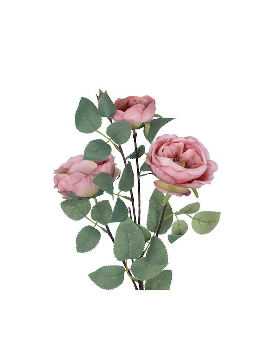 Dekorative künstliche Blume Rose Rosa 70cm GloboStar
