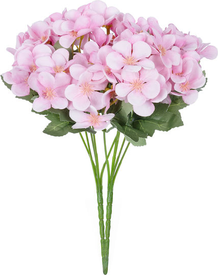 Decorative Artificial Flower Begonia Pink 30cm 2pcs GloboStar