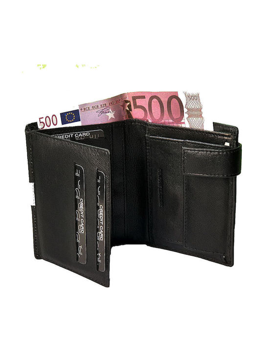 Portofel bărbătesc Clasice cu RFID Negru