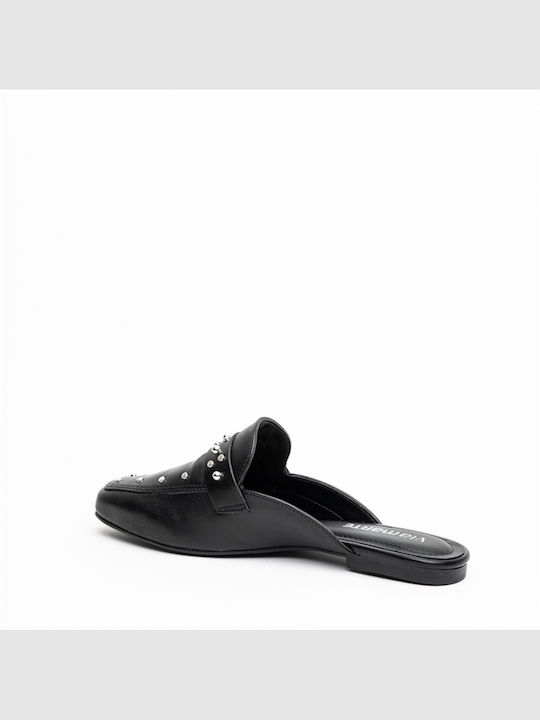 Flat Mules σε Μαύρο Χρώμα