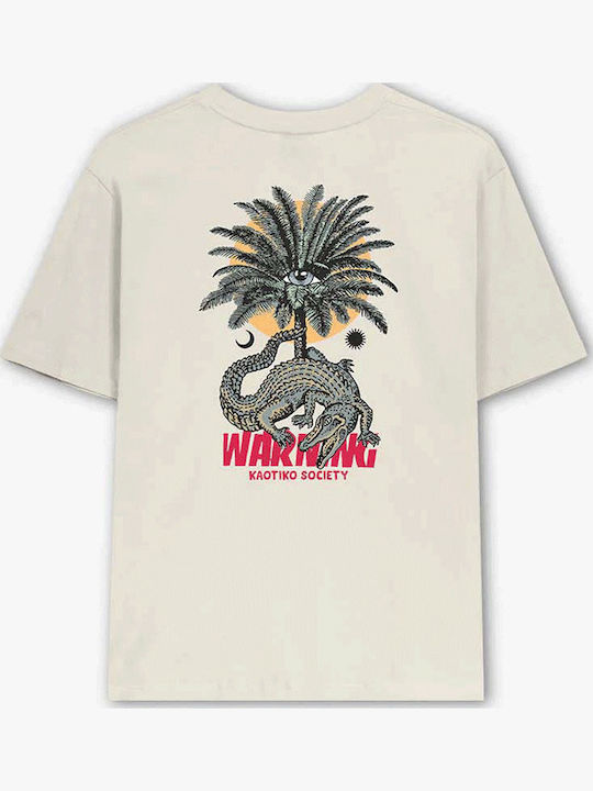 T-shirt Grey / Beige
