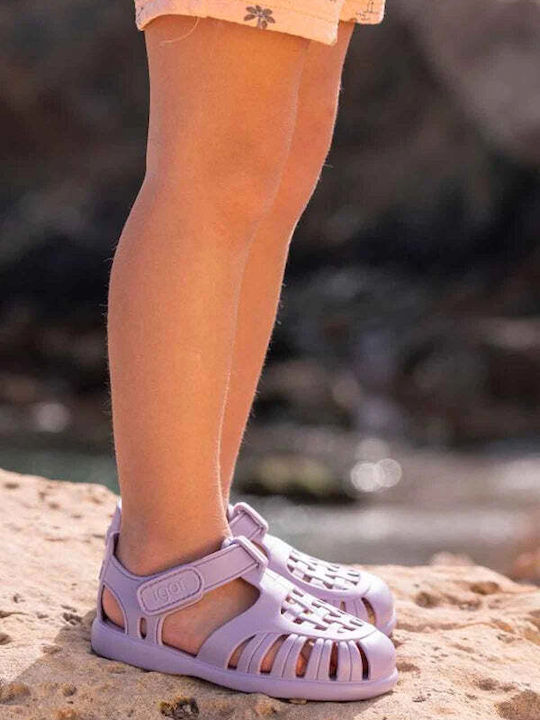 Kinder Anatomische Badeschuhe Lila