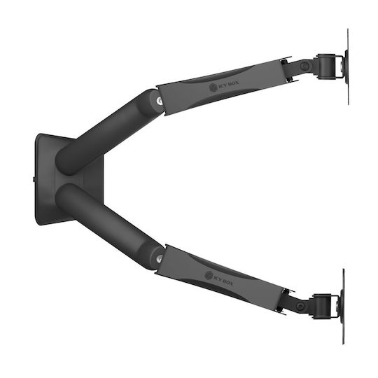 Icy Box Stand Desk Mounted for 2 Monitors with Arm (IB-MS204-T)