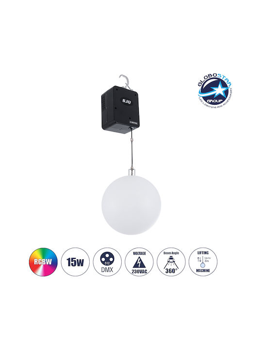 GloboStar Pendant Light Black Ball 17x13x26cm
