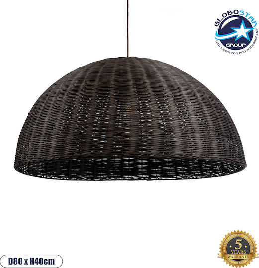 GloboStar Montana Deckenleuchte Kupfer Boho Raster mit Lampenbirnensockel E27 80x40x40cm
