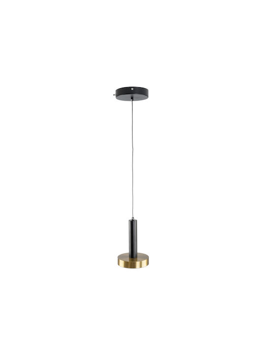 GloboStar ZANE Black LED Pendant Ceiling Light with Warm to Cool White Light 15x20x20cm