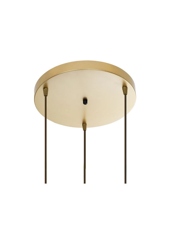 GloboStar Yasam Pendant Light Beige Boho with Rope for Socket E27 35x35x80cm