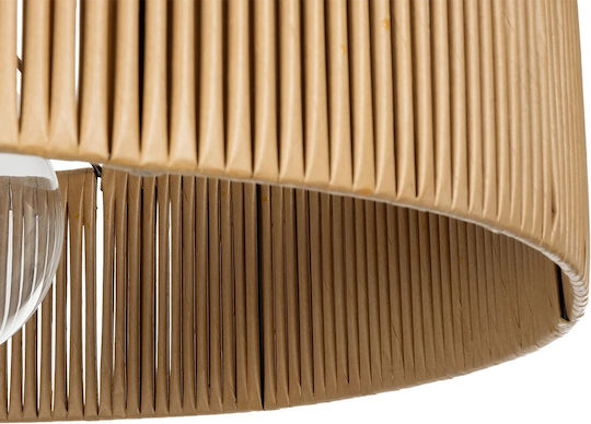 GloboStar Rattan Lustră Bej Boem cu Dulie E27 55x55x90cm.