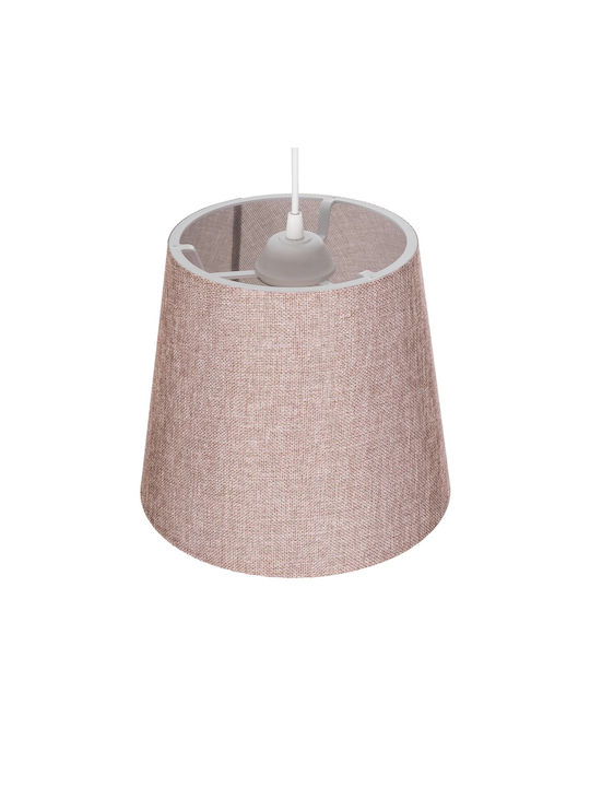 GloboStar Coney Pendant Light Pink with Socket E27 26x26x93cm