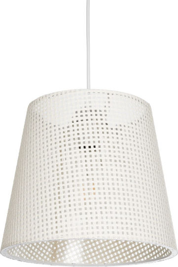 GloboStar Coney Lustră Bej cu Dulie E27 26x26x93cm.