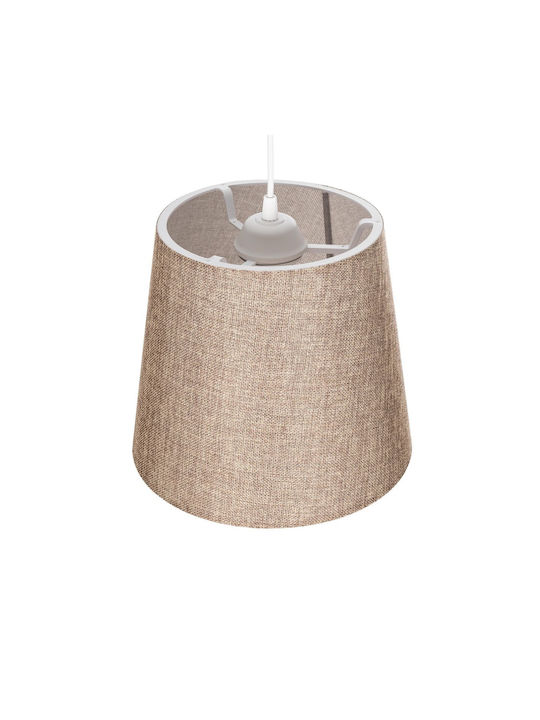 GloboStar Coney Pendant Light Brown with Socket E27 26x26x93cm