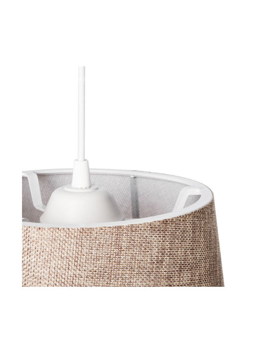 GloboStar Coney Pendant Light Brown with Socket E27 26x26x93cm