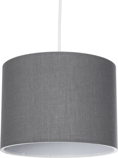 GloboStar Blaze Pendant Light Gray with Socket E27 22x22x90cm