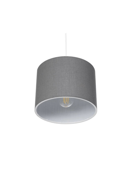GloboStar Blaze Pendant Light Gray with Socket E27 22x22x90cm