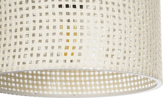 GloboStar Clairie Pendant Light White with Socket E27 22x22x93cm