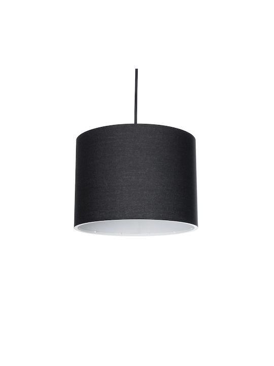 GloboStar Blaze Pendant Light Black with Socket E27 22x22x90cm