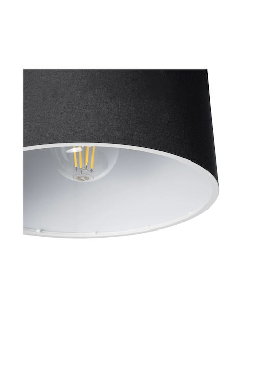 GloboStar Blaze Pendant Light Black with Socket E27 22x22x90cm