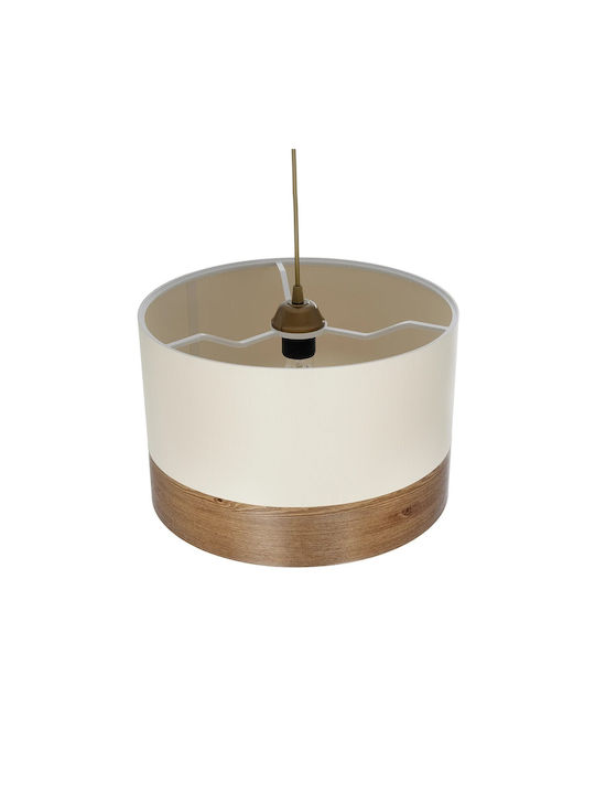GloboStar Zyklus Pendant Light White with Socket E27 36x36x73cm