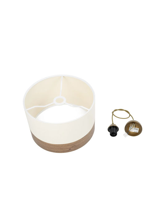 GloboStar Zyklus Pendant Light White with Socket E27 36x36x73cm