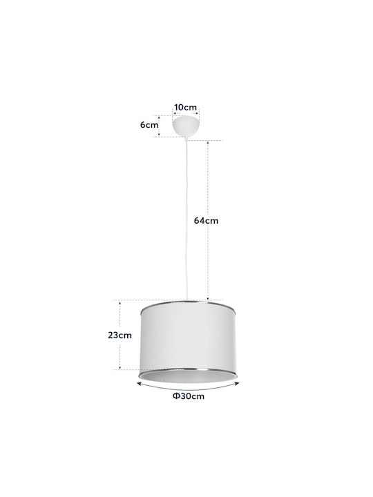 GloboStar Electra Κρεμαστό Φωτιστικό Χρυσό με Ντουί E27 30x30x90εκ.