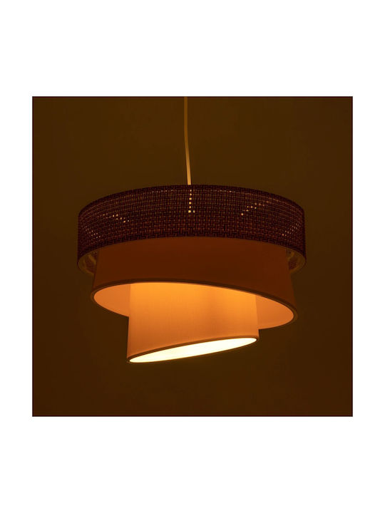 GloboStar Siera Pendant Light Gray with Socket E27 38x38x95cm