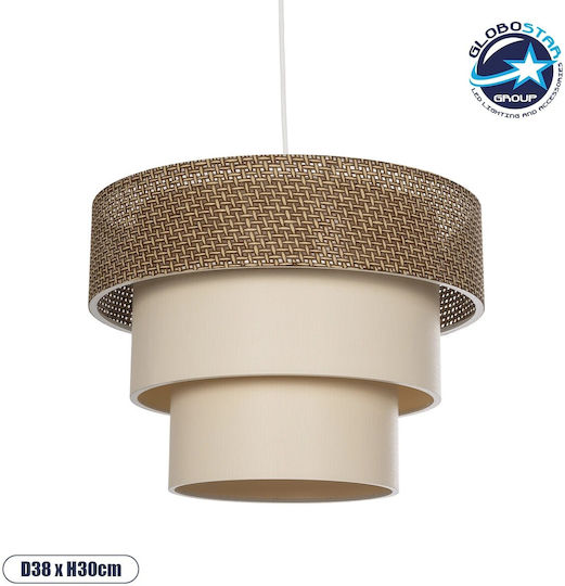 GloboStar Level Pendant Light Bronze with Socket E27 38x38x95cm