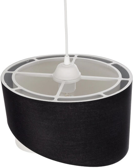 GloboStar Lili Black Pendant Ceiling Light with E27 Socket 30x30x22cm