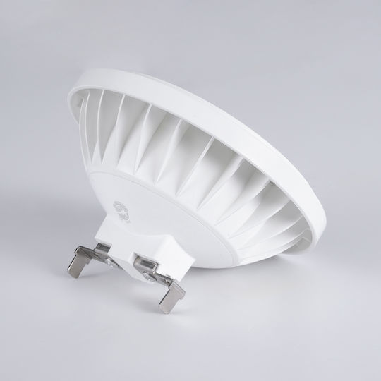 GloboStar LED крушка 15W 70mm за фасунга GU5.3 и форма AR111 Хладно бяло 1500лм