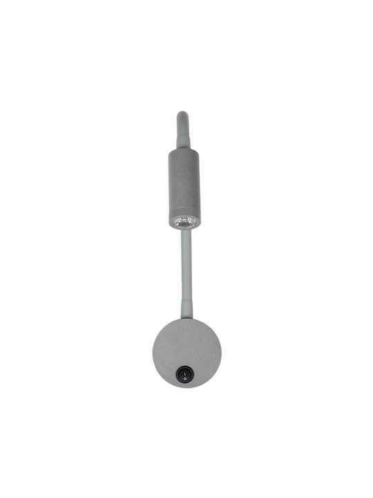 GloboStar Einzel LED Warmes Weiß Spot in Gray Farbe