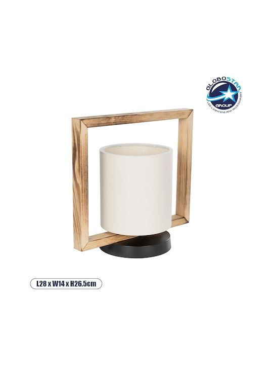 GloboStar Decorative Lamp with Socket for Bulb E27 White