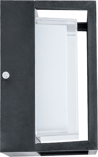 GloboStar Majestic Επιτοίχια Εξωτερική Πλαφονιέρα LED IP65 10W με Φυσικό Λευκό Φως 17x17x9εκ.