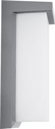 GloboStar Loft Επιτοίχια Εξωτερική Πλαφονιέρα LED IP65 18W με Φυσικό Λευκό Φως 24.5x11x9.5εκ.