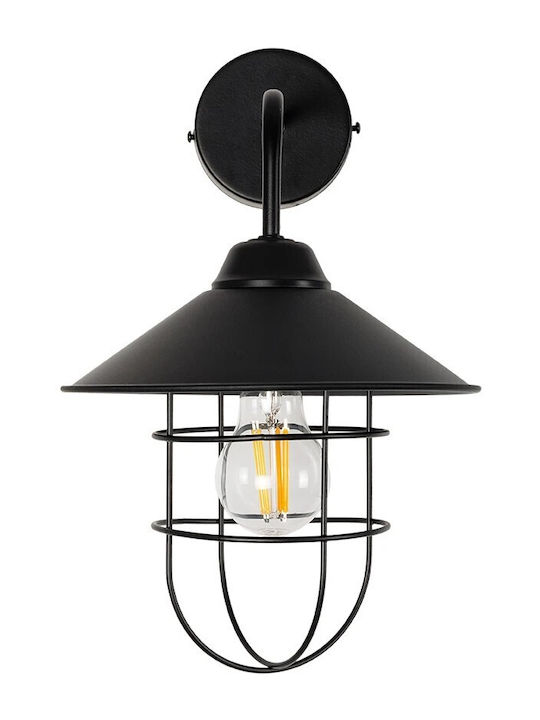 GloboStar Cage Wall-Mounted Outdoor Lighting E27 IP20 22x35cm