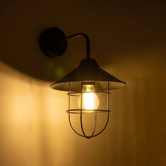 Lampeco Cage Außenwandleuchte E27 IP20 22 x 35 cm