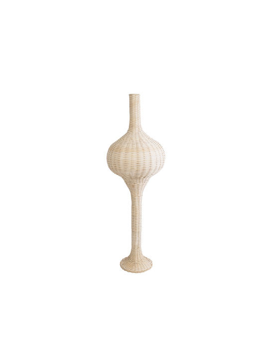 GloboStar Aladdin Stehleuchte H120xB40cm. mit Fassung für Lampe E27 Beige